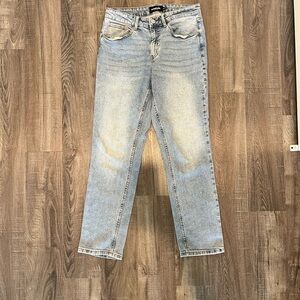 RSQ Light Wash Slim Straight Jeans